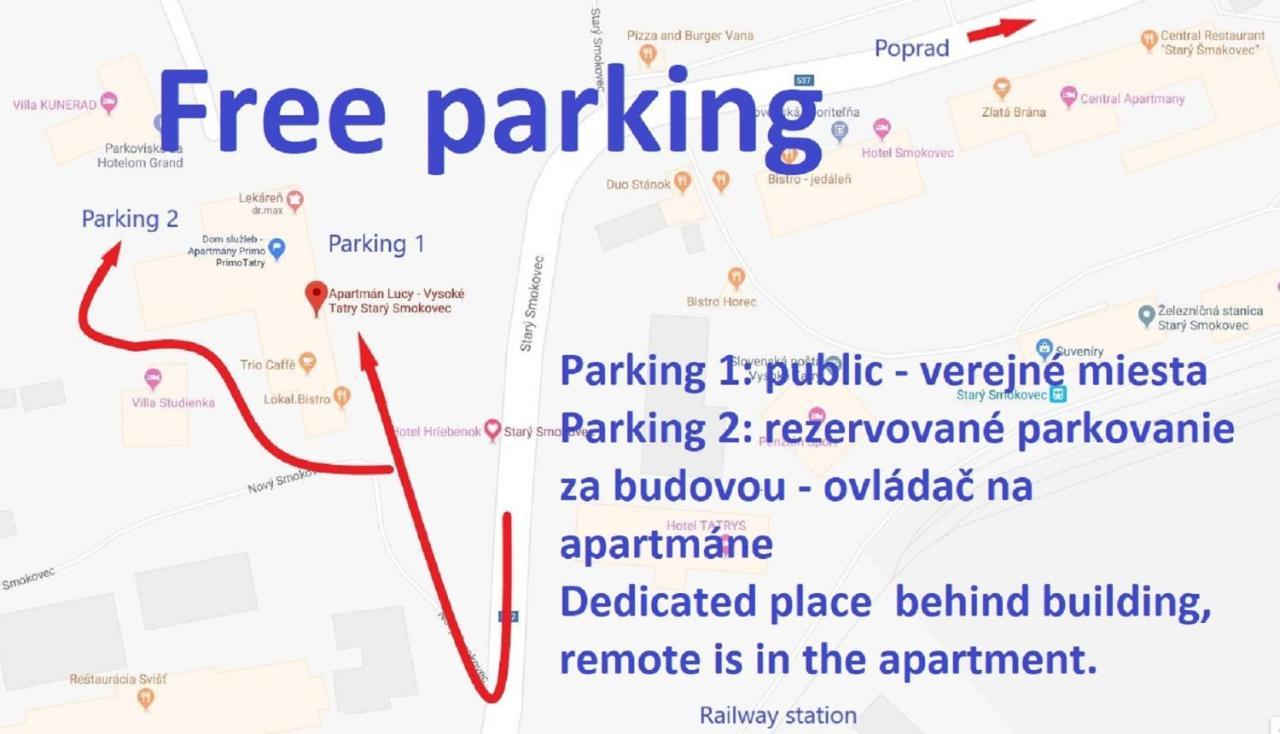 Apartment Lucy - Primo Tatry Stary Smokovec Vysoké Tatry Εξωτερικό φωτογραφία